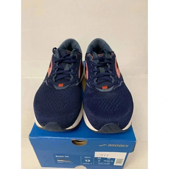 .1477 Brooks Mens Dark Blue/Red, Med/Width, Running Shoes-US 12 Mens - Picture 2 of 6